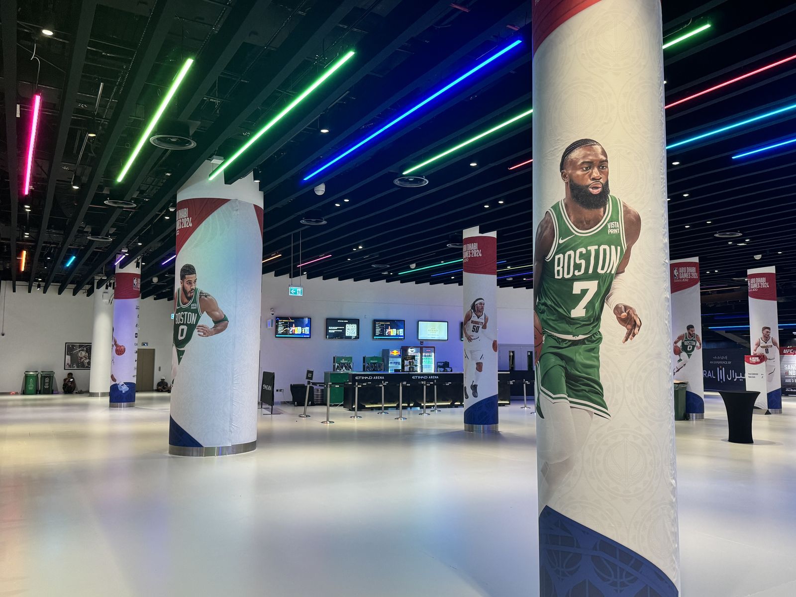 NBA Abu Dhabi Games 2024, Etihad Arena Calcium