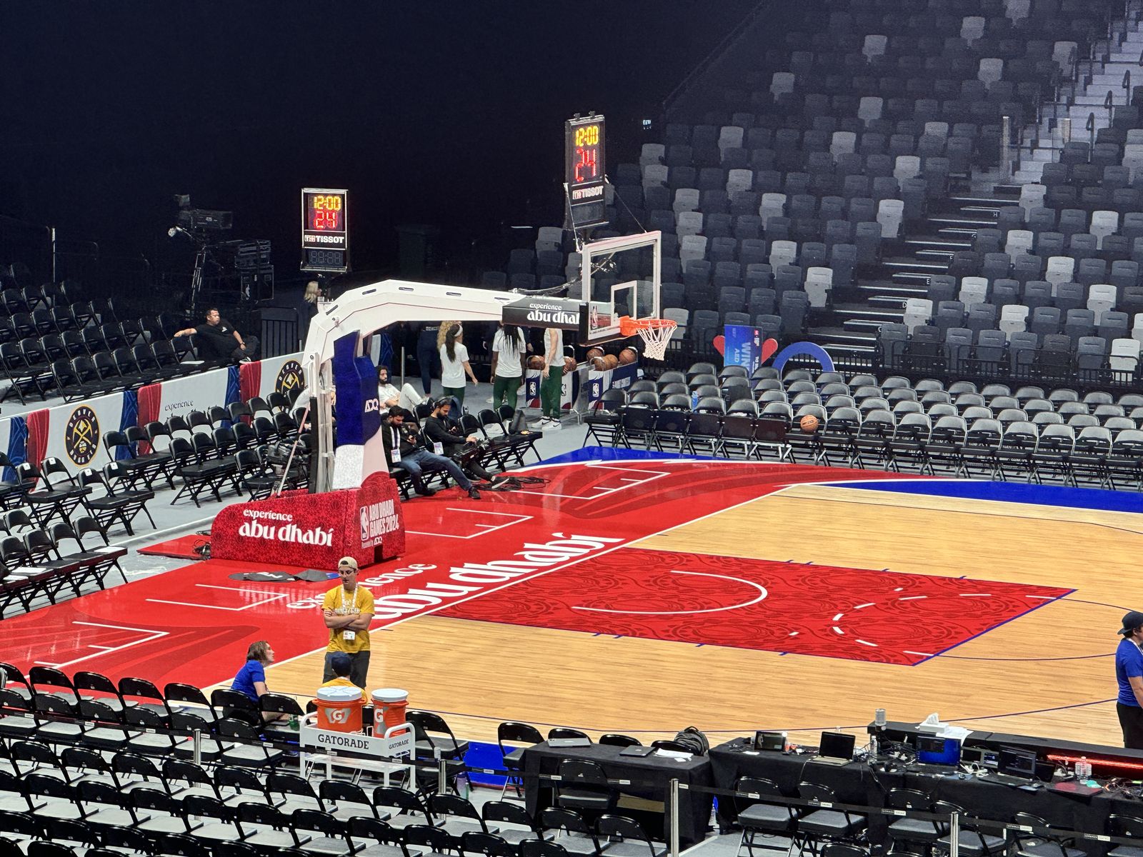 NBA Abu Dhabi Games 2024, Etihad Arena Calcium